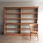 エイチピーデコ H.P.DECO 取扱い ビンテージ 大型 ブックシェルフ 飾り棚 パイン材 フレンチカントリー ブロカント ラスティック アンティーク W250cm ●