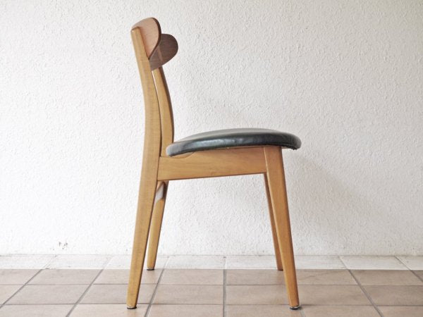 カールハンセン＆サン Carl Hansen & Son CH30 ビンテージ ダイニングチェア チーク材×ビーチ材 レザー ハンス・J・ウェグナー Hans J. Wegner 北欧家具 ◇