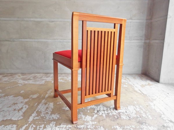 カッシーナ Cassina 609 クーンレイ1 Coonley1 ダイニングチェア ローバック フランクロイドライト FRANK LLOYD WRIGHT 受注輸入品 廃盤 希少 B ♪