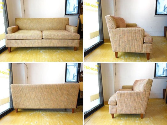 パシフィックファニチャーサービス PACIFIC FURNITURE SERVICE スタンダード A ソファ STANDARD A SOFA 2シーター ファブリック 美品 ★