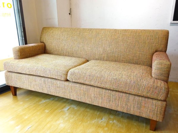 パシフィックファニチャーサービス PACIFIC FURNITURE SERVICE スタンダード A ソファ STANDARD A SOFA 2シーター ファブリック 美品 ★