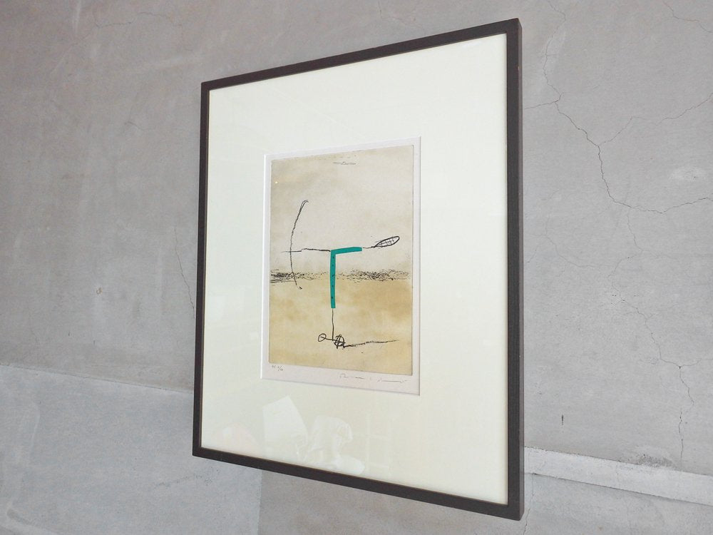 リエラ・イ・アラゴ Josep Riera i Arago 飛行機 AVIONES 版画 額装 抽象絵画 サイン入り H.C 6/10 非売品 スペイン 現代彫刻家 画家 現代アート ♪