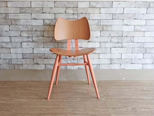 アーコール ERCOL バタフライチェア Butterfly Chair ルシアン・アーコラーニ ミレニアルピンクカラー 限定色 希少 英国家具 ●