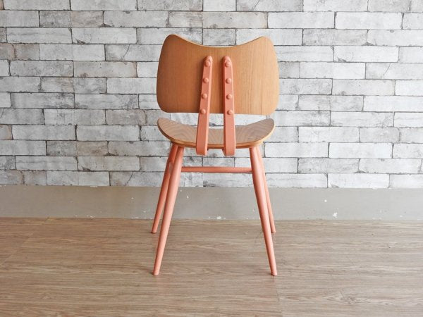 アーコール ERCOL バタフライチェア Butterfly Chair ルシアン・アーコラーニ ミレニアルピンクカラー 限定色 希少 英国家具 ●