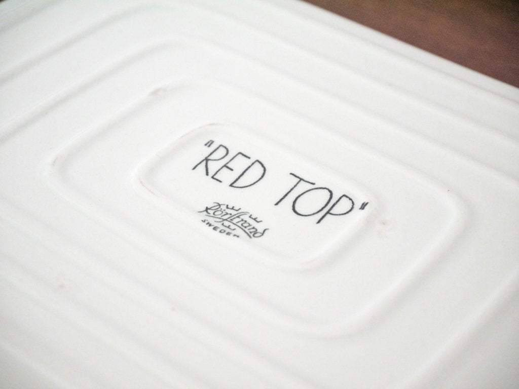 ロールストランド Rorstrand レッドトップ RED TOP スクウェアディッシュ マリアンヌ・ウエストマン Marianne Westman スウェーデン 北欧食器 ◇