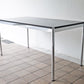 USMハラー USM Haller モジュラーファニチャー Modular Furniture ハラーテーブル 幅150cm 高さ調整 ブラックウッド天板 ◇