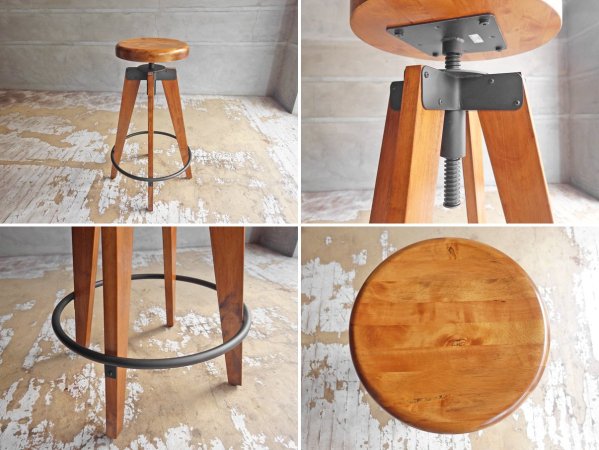 ジャーナルスタンダードファーニチャー journal standard Furniture シノン ハイスツール ウッド CHINON HIGH STOOL WOOD 定価35,200円 ♪