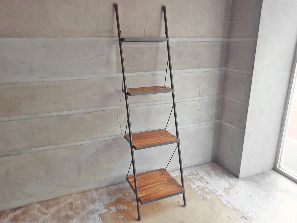 ジャーナルスタンダードファーニチャー journal standard Furniture シノン ラダーシェルフ CHINON LADDER SHELF 廃番 参考価格45,100円 ♪