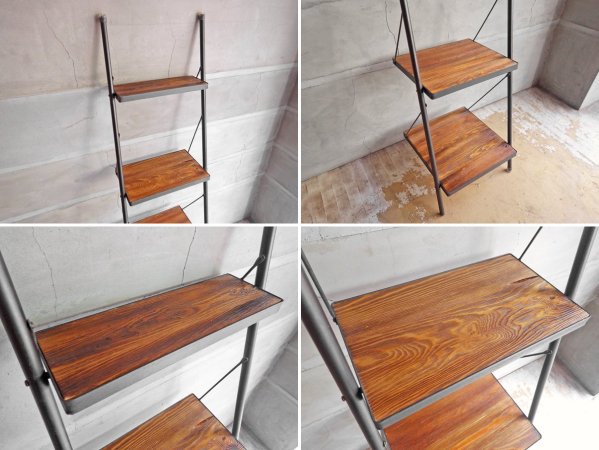 ジャーナルスタンダードファーニチャー journal standard Furniture シノン ラダーシェルフ CHINON LADDER SHELF 廃番 参考価格45,100円 ♪