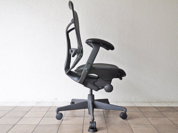 ハーマンミラー Herman Miller ミラチェア Mirra Chair スタジオ7.5 ブラック×グラファイトカラー デスクチェア ◇