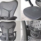 ハーマンミラー Herman Miller ミラチェア Mirra Chair スタジオ7.5 ブラック×グラファイトカラー デスクチェア ◇