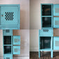 リオン LYON スチールロッカー 5-TIER LOCKER 青緑 teal ダイヤカット P.F.S取扱 B ◎