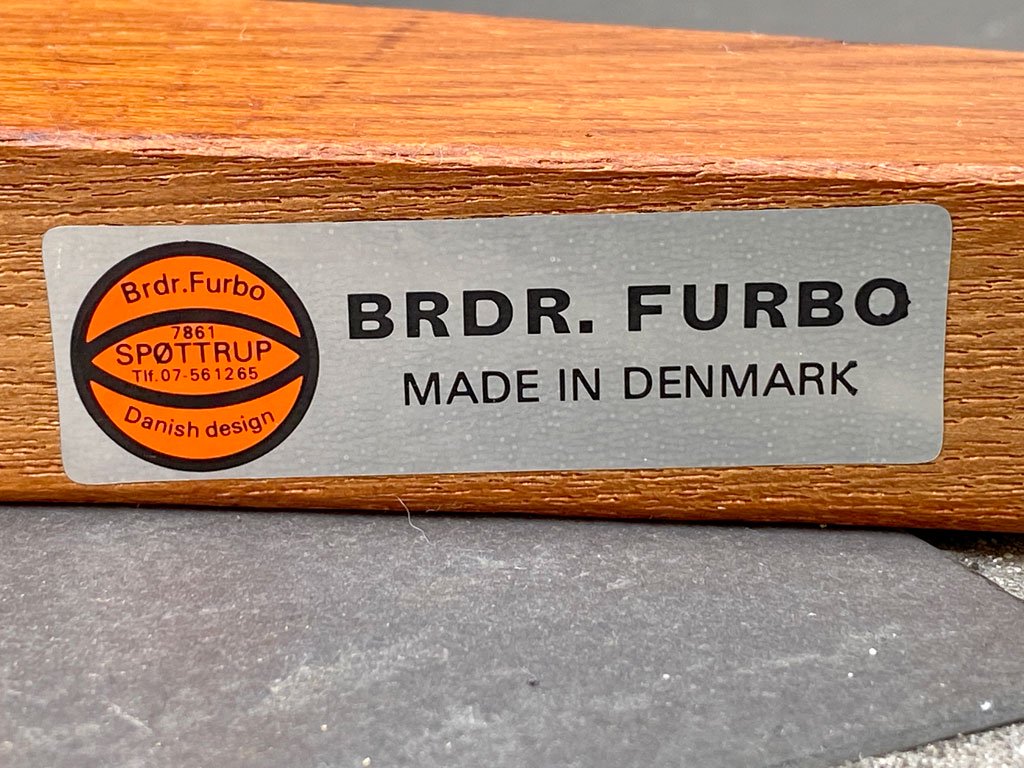 デンマーク ビンテージ Danish Vintage BRDR.FURBO マガジンラック チーク材 北欧家具 ■