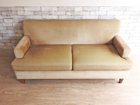 パシフィックファニチャーサービス PACIFIC FURNITURE SERVICE スタンダード A ソファ STANDARD A SOFA 2シーター ファブリック 現状品 ●