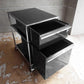 USMハラー USM Haller モジュラーファニチャー Modular Furniture ハラーシステム ロールボーイ デスクワゴン グラファイトブラック キャスター 鍵付き ♪