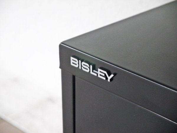 ビスレー BISLEY ベーシック BASICシリーズ 29/6 A4 キャビネット ブラック 抽斗6杯 デスクワゴン オフィス家具 英国 D ◇