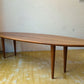ウォールナット Walnut サーフボードテーブル Surfboard table ウォール無垢材 幅150ｃｍ オーバル コーヒーテーブル ★