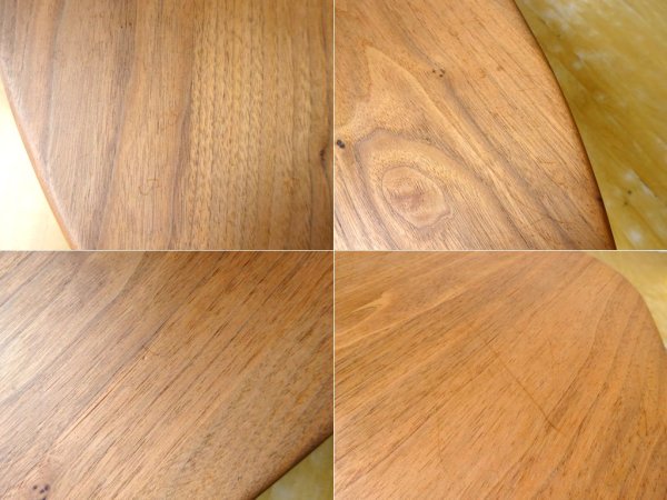 ウォールナット Walnut サーフボードテーブル Surfboard table ウォール無垢材 幅150ｃｍ オーバル コーヒーテーブル ★