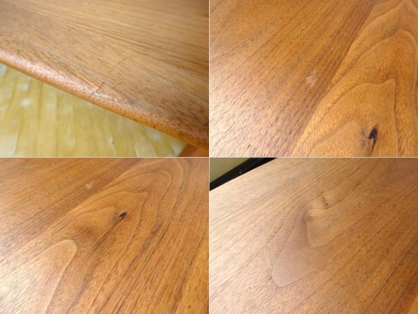 ウォールナット Walnut サーフボードテーブル Surfboard table ウォール無垢材 幅150ｃｍ オーバル コーヒーテーブル ★