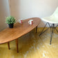 ウォールナット Walnut サーフボードテーブル Surfboard table ウォール無垢材 幅150ｃｍ オーバル コーヒーテーブル ★