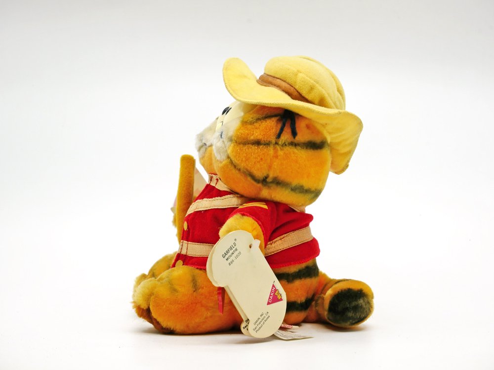デイキン社 DAKIN ガーフィールド GARFIELD ぬいぐるみ カナダ 騎馬警察 H22cm タグ付 USビンテージ Vintage ●