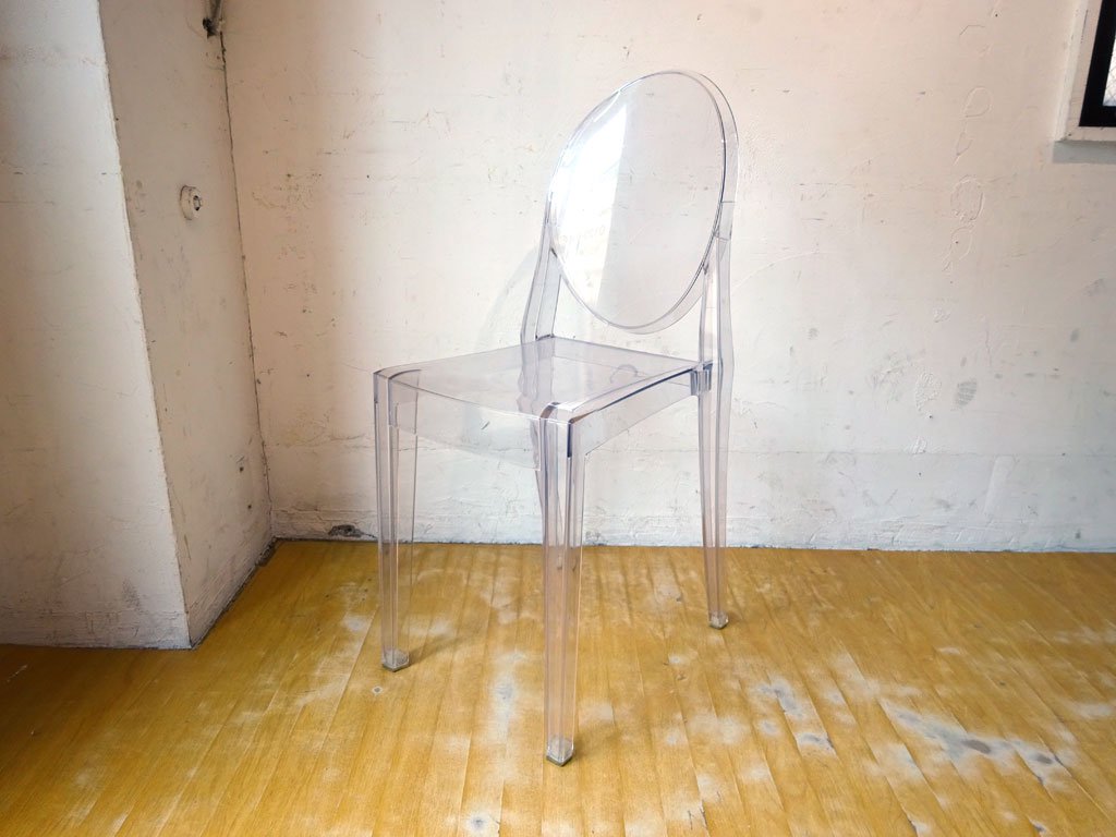 カルテル Kartell ビクトリアゴースト VICTORIA GHOST クリスタル ダイニングチェア フィリップ・スタルク Philippe Starck イタリア ★