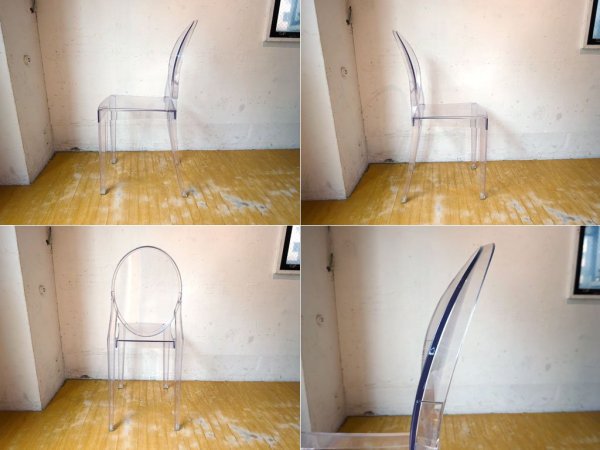 カルテル Kartell ビクトリアゴースト VICTORIA GHOST クリスタル ダイニングチェア フィリップ・スタルク Philippe Starck イタリア ★