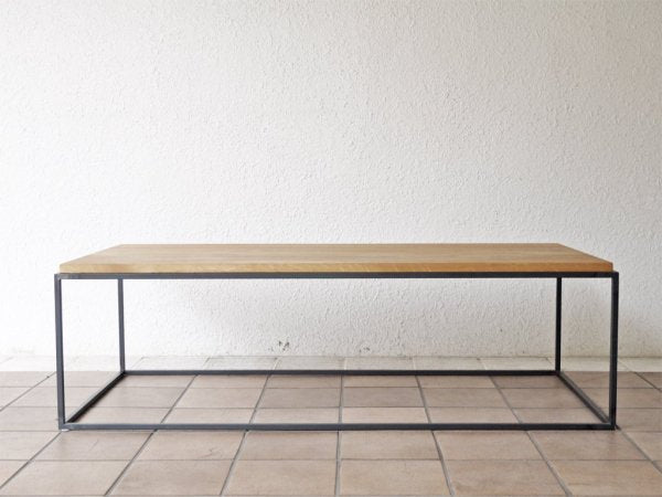 イデー IDEE フレイム テーブル ホワイトオーク トップ FRAME TABLE 1200 White Oak Top ローテーブル 定価\121,000- ◇