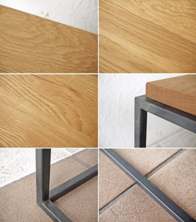 イデー IDEE フレイム テーブル ホワイトオーク トップ FRAME TABLE 1200 White Oak Top ローテーブル 定価\121,000- ◇