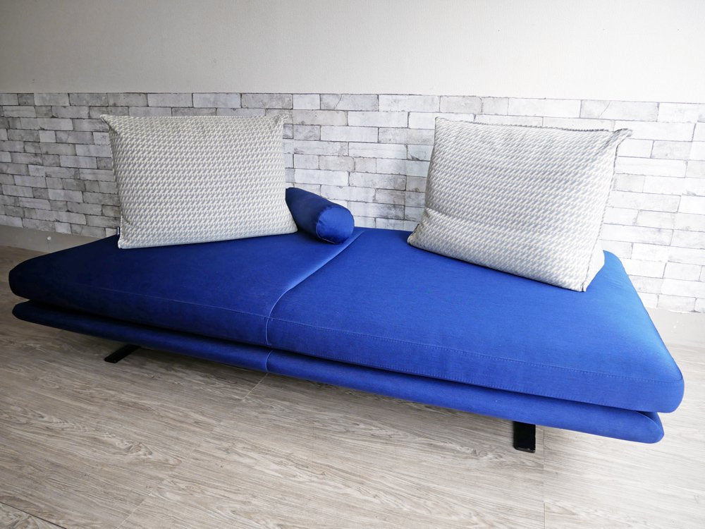 リーンロゼ ligne roset ロゼプラド ROSETPRADO 2人掛けソファ ファブリック ブルー クリスチャン・ウェルネール  W200cm フランス ●