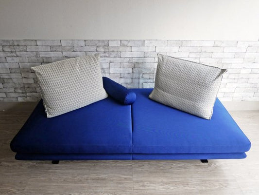 リーンロゼ ligne roset ロゼプラド ROSETPRADO 2人掛けソファ ファブリック ブルー クリスチャン・ウェルネール  W200cm フランス ●