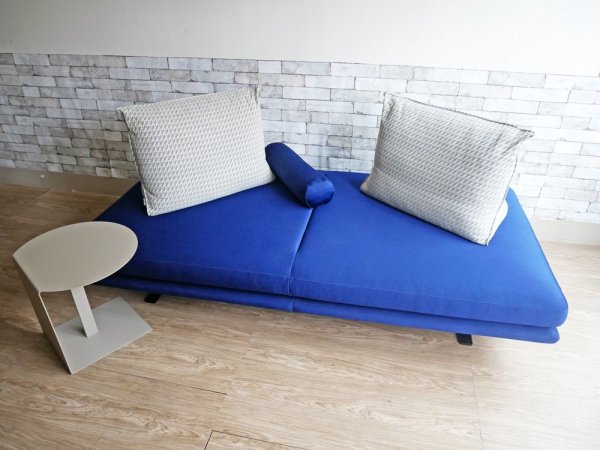 リーンロゼ ligne roset ロゼプラド ROSETPRADO 2人掛けソファ ファブリック ブルー クリスチャン・ウェルネール  W200cm フランス ●