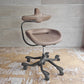 吉桂 iPole7 ウリドゥルチェア Wooridul Chair デスクチェア オフィスチェア 本革 グレー 廃番カラー 定価￥39,800- ♪