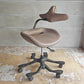 吉桂 iPole7 ウリドゥルチェア Wooridul Chair デスクチェア オフィスチェア 本革 グレー 廃番カラー 定価￥39,800- ♪