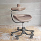 吉桂 iPole7 ウリドゥルチェア Wooridul Chair デスクチェア オフィスチェア 本革 グレー 廃番カラー 定価￥39,800- ♪