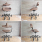 吉桂 iPole7 ウリドゥルチェア Wooridul Chair デスクチェア オフィスチェア 本革 グレー 廃番カラー 定価￥39,800- ♪