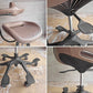 吉桂 iPole7 ウリドゥルチェア Wooridul Chair デスクチェア オフィスチェア 本革 グレー 廃番カラー 定価￥39,800- ♪