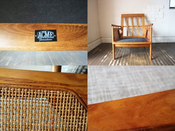 アクメファニチャー ACME Furniture ウィッカー WICKER ラウンジチェア LOUNGE CHAIR ラタン 西海岸 スタイル  ソファ ◎