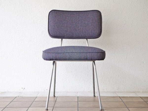 ハーマンミラー Herman Miller ジョージ・ネルソン George Nelson メタルサイドチェア Model 4671 ジラルド生地 ビンテージ ミッドセンチュリー 希少品 ◇