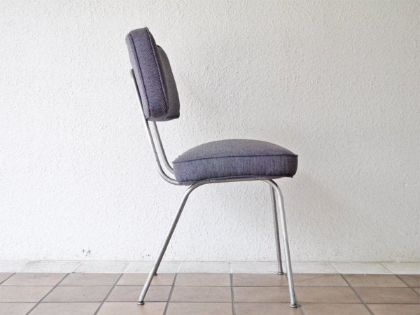 ハーマンミラー Herman Miller ジョージ・ネルソン George Nelson メタルサイドチェア Model 4671 ジラルド生地 ビンテージ ミッドセンチュリー 希少品 ◇