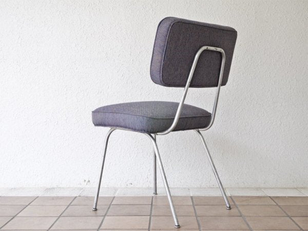 ハーマンミラー Herman Miller ジョージ・ネルソン George Nelson メタルサイドチェア Model 4671 ジラルド生地 ビンテージ ミッドセンチュリー 希少品 ◇