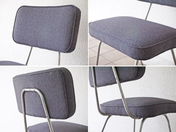 ハーマンミラー Herman Miller ジョージ・ネルソン George Nelson メタルサイドチェア Model 4671 ジラルド生地 ビンテージ ミッドセンチュリー 希少品 ◇