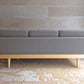 相合家具 SOGO × グラフ graf adシリーズ デイベッドソファ L DAY BED SOFA L 3Pソファ ホワイトアッシュ材 ファブリック 定価:288,000円 美品 ♪