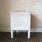 American Drew Furniture ナイトテーブル ロココ サイドテーブル シャビーシック ブルー ◎