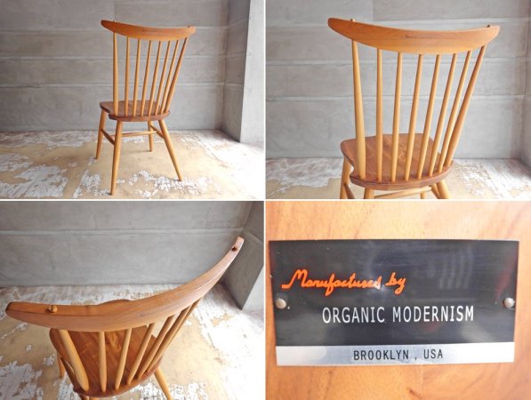 オーガニック モダニズム ORGANIC MODERNISM BROOKLYN ワカヤマ ダイニングチェア WAKAYAMA DINING CHAIR ウォールナット × ビーチ A ♪