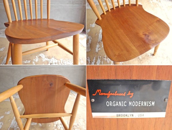オーガニック モダニズム ORGANIC MODERNISM BROOKLYN ワカヤマ ダイニングチェア WAKAYAMA DINING CHAIR ウォールナット × ビーチ B ♪