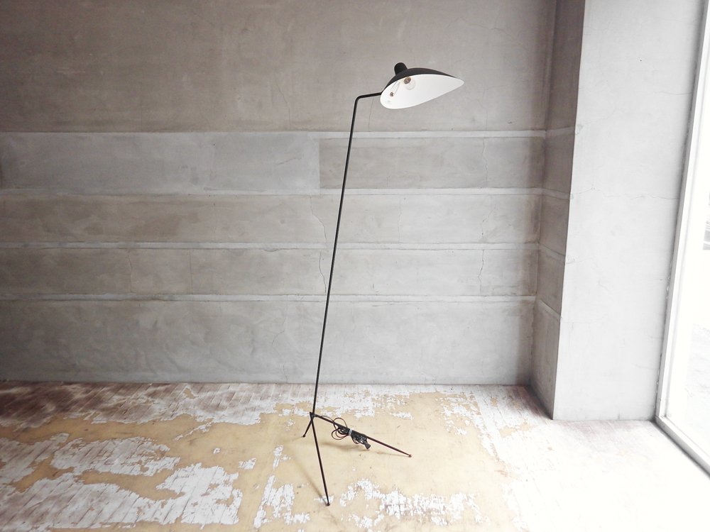 イデー IDEE ランパデール アン ルミエール LAMPADAIRE 1 LUMIERE セルジュ ムーユ Serge Mouille デザイン 1灯タイプ ブラック ♪