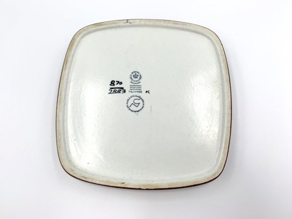ロイヤルコペンハーゲン Royal Copenhagen バッカ Baca スクエアトレイ プレート ニルス・トーソン デンマーク 北欧食器 ◎