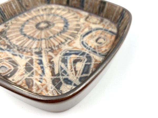 ロイヤルコペンハーゲン Royal Copenhagen バッカ Baca スクエアトレイ プレート ニルス・トーソン デンマーク 北欧食器 ◎