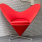 ヴィトラ vitra ハートコーンチェア Heart Cone Chair レッド ヴェルナー・パントン Verner Panton 名作椅子 ■